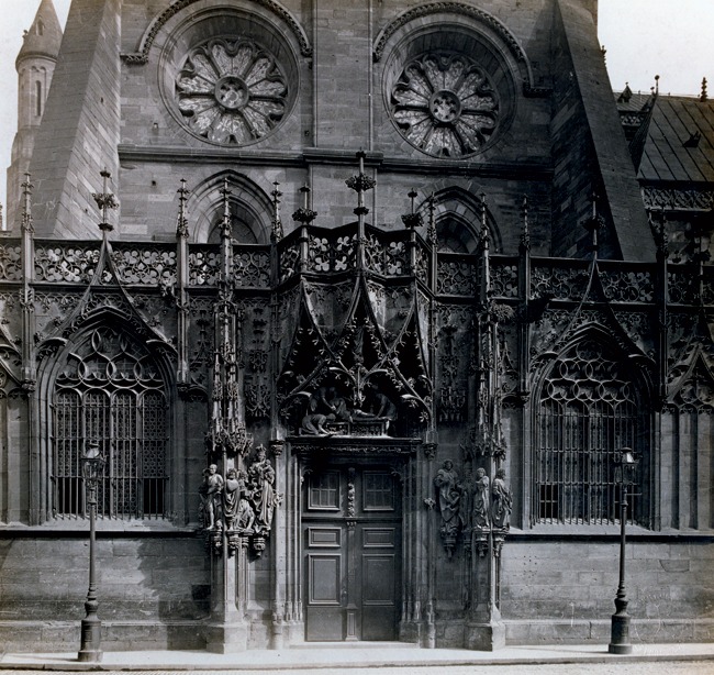 Photo La cathédrale côté nord, portail Saint-Laurent