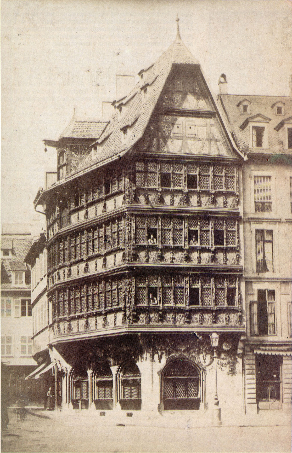 La maison Kammerzell en 1900, crédit : F.OND