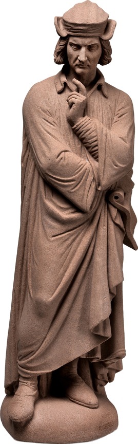 Statuette Erwin, Maître d'oeuvre de la cathédrale de Strasbourg