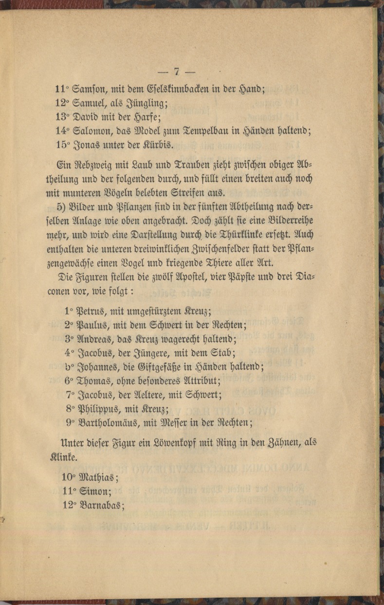 Opuscule de 1879 avec la mention Jonas unter des Kürbis, crédit : F.OND