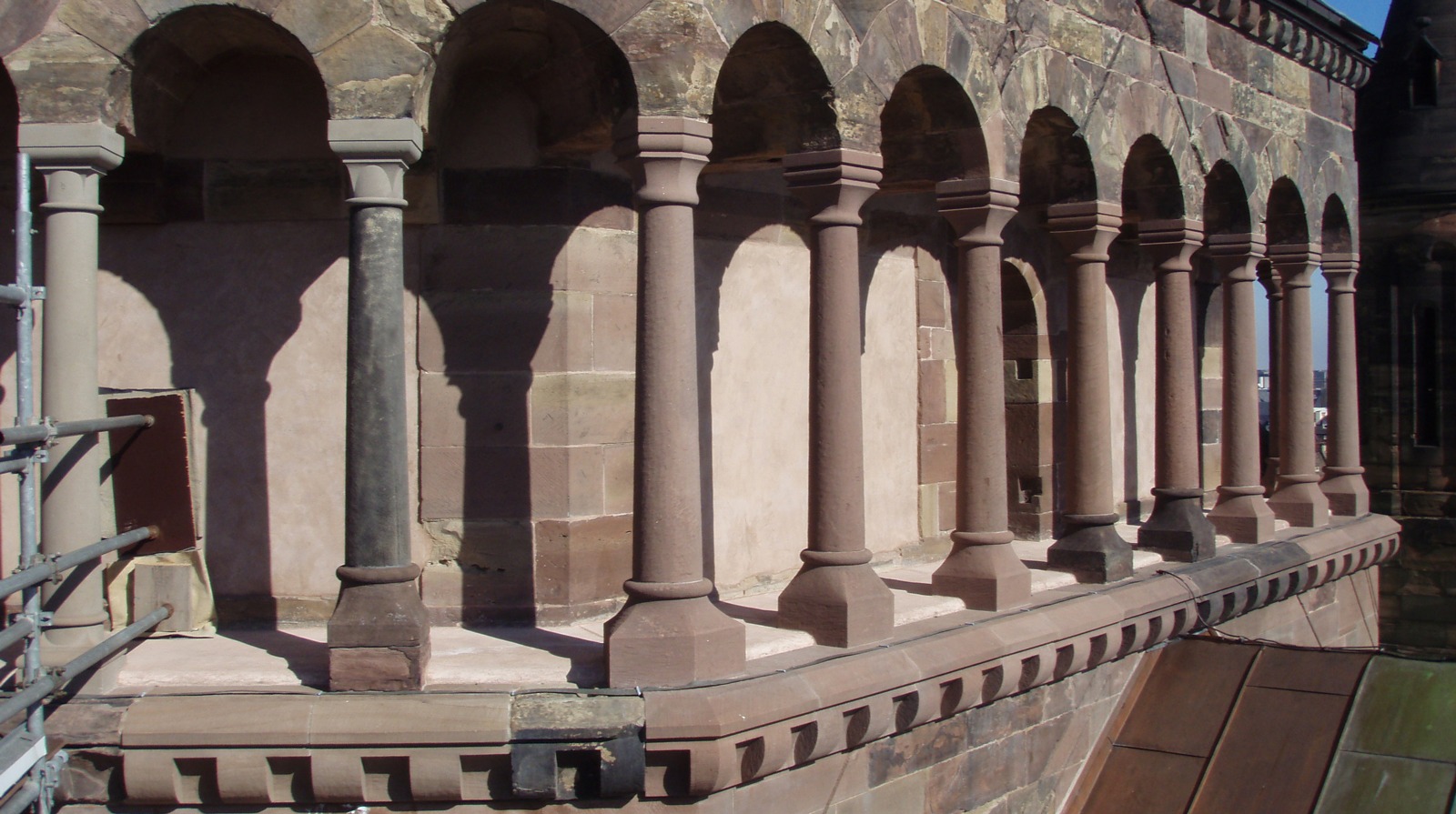 Galerie romane après conservation-restauration, crédit : F.OND