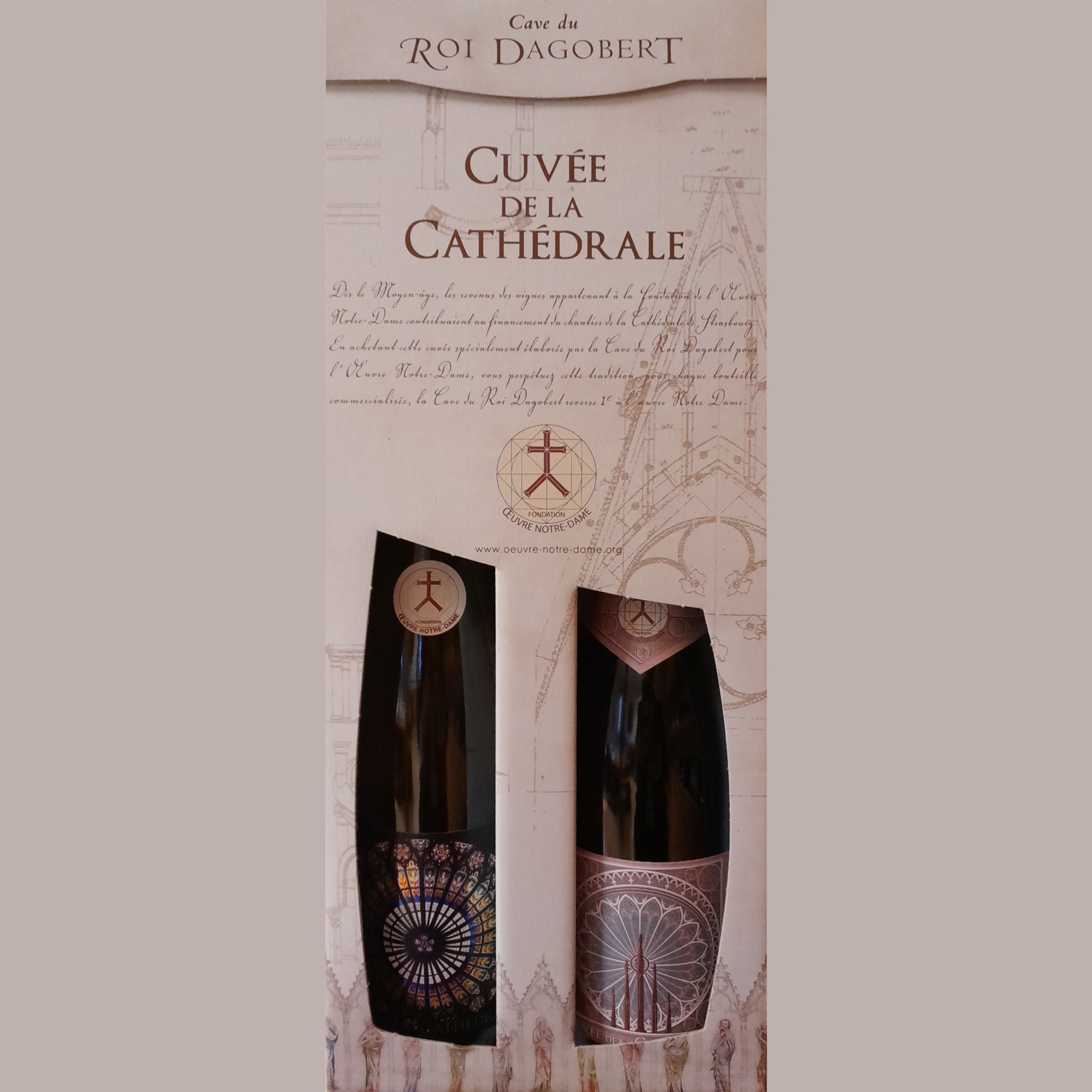 Le coffret des deux cuvées, crédit F.OND