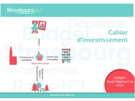 Budget supplémentaire - Cahier d'investissement - 2025