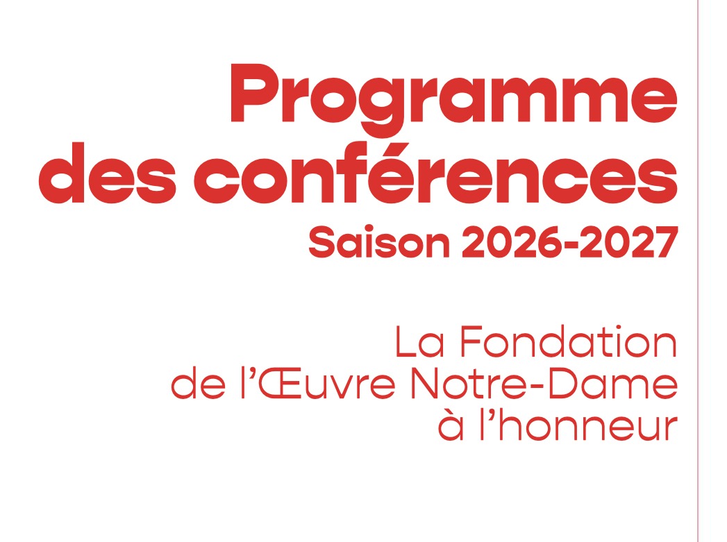 cover Programme des conférence 2026-2027