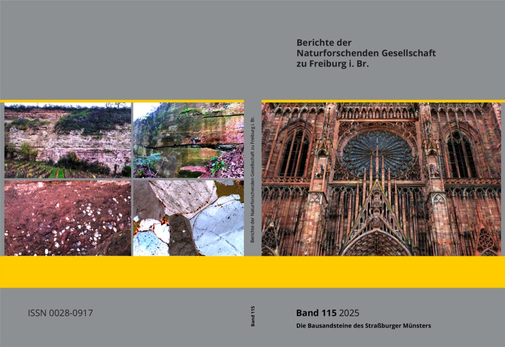 Die Bausandsteine des Straßburger Münsters / Les grès de construction de la cathédrale de Strasbourg.